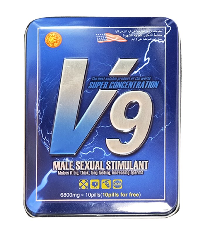 美國V9 陰莖增大藥 10顆裝 速效+保養雙重功效 安全無副作用、有效增長尺寸
